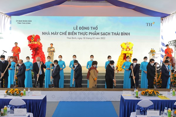 Tập đoàn TH xây dựng Nhà máy Chế biến thực phẩm sạch tại Thái Bình