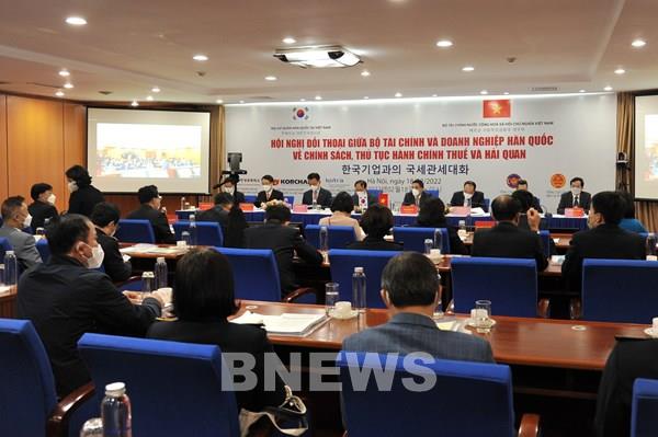 Đối thoại chính sách thuế hải quan với doanh nghiệp Hàn Quốc