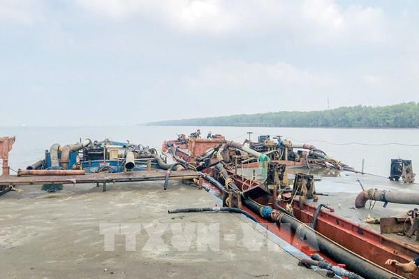 Tp Hồ Chí Minh phát hiện, xử lý nhiều vụ vận chuyển cát trái phép