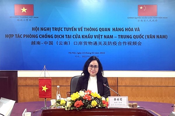 Hợp tác xây dựng quy trình xuất khẩu an toàn và vùng xanh tại cửa khẩu