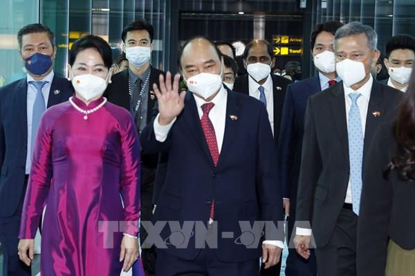 Chủ tịch nước kết thúc tốt đẹp chuyến thăm cấp Nhà nước tới Singapore