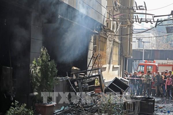 Hàng chục người thiệt mạng trong vụ cháy trung tâm thương mại tại thủ đô của Syria