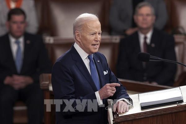 Tổng thống Mỹ Joe Biden đọc Thông điệp Liên bang 2022
