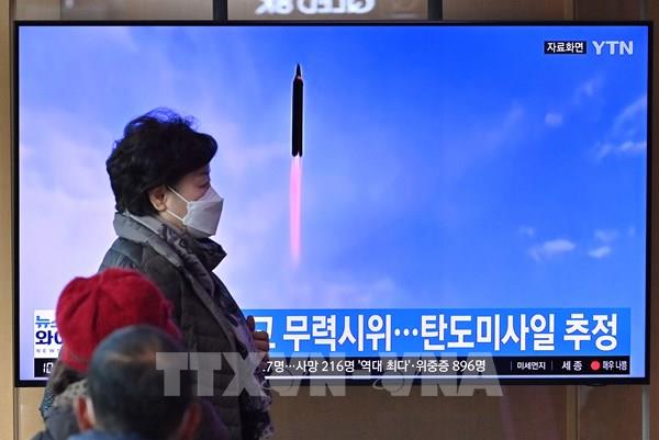 Nhật Bản thông tin về vụ phóng vật thể bay của Triều Tiên