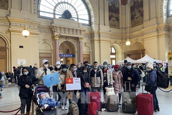 Đại sứ quán Việt Nam tại Hungary tiếp nhận 290 người Việt từ Ukraine tới lánh nạn