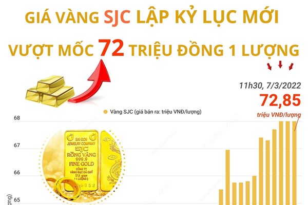 Nhìn lại các bước tăng của giá vàng lên đỉnh cao mới