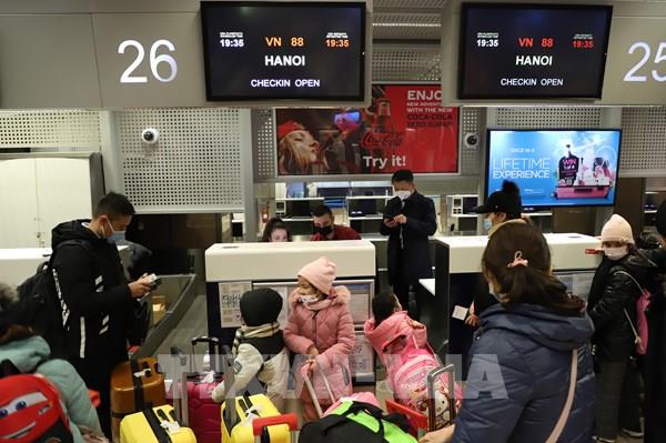 287 người Việt sơ tán từ Ukraine lên đường về nước