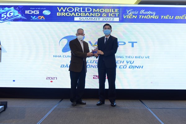 VNPT được vinh danh là “Nhà cung cấp dịch vụ băng thông rộng cố định” tiêu biểu 2022