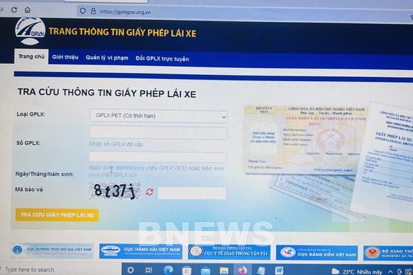 Đề xuất xử lý các trang web giả mạo cấp giấy phép lái xe