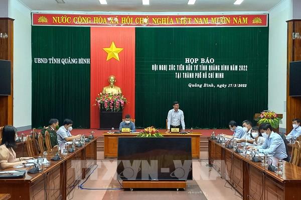 Sắp tổ chức Hội nghị Xúc tiến đầu tư tỉnh Quảng Bình 2022 tại Tp. Hồ Chí Minh