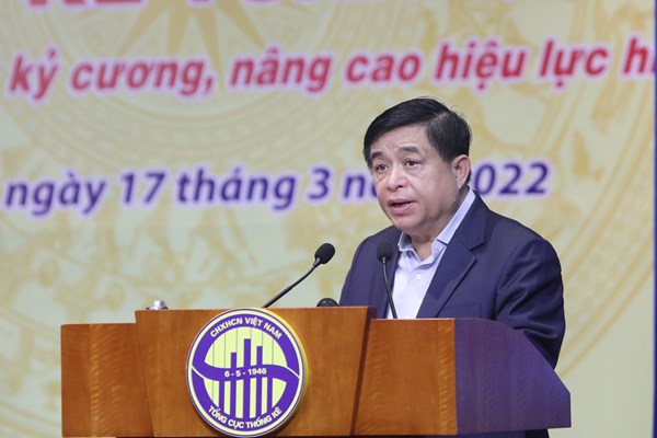 Bộ trưởng Nguyễn Chí Dũng: Hệ thống chỉ tiêu, báo cáo thống kê đã được hoàn thiện