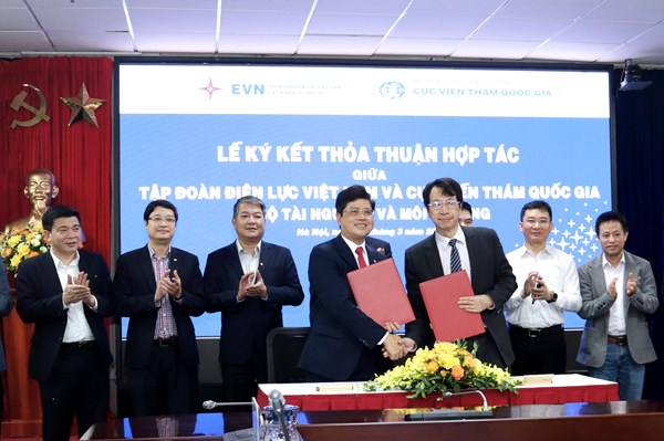 EVN hợp tác với Cục Viễn thám để khảo sát, quản lý hệ thống điện