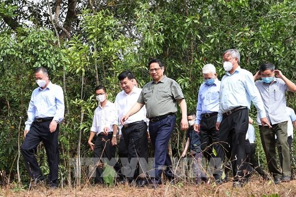 Thủ tướng Phạm Minh Chính thăm, làm việc tại tỉnh Bình Phước