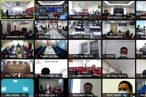 EVN tổ chức hội nghị trực tuyến về Văn hóa an toàn