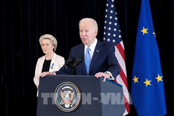 Mỹ và EU công bố sáng kiến giảm phụ thuộc vào năng lượng của Nga