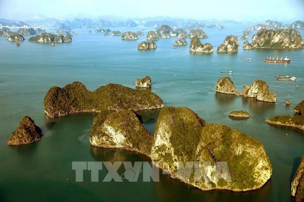 Chiều vàng trên vịnh Hạ Long