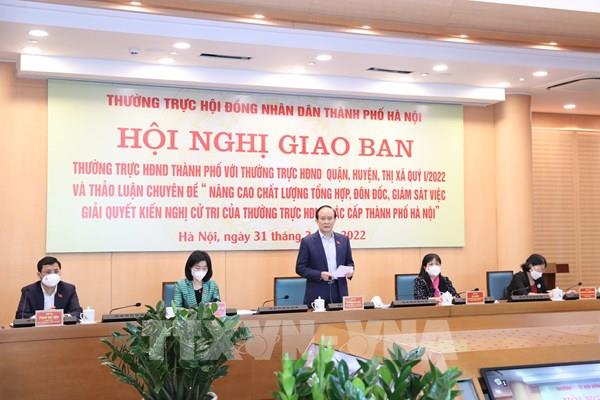 Hà Nội: HĐND các cấp vẫn còn có sự chồng chéo trong trả lời kiến nghị cử tri