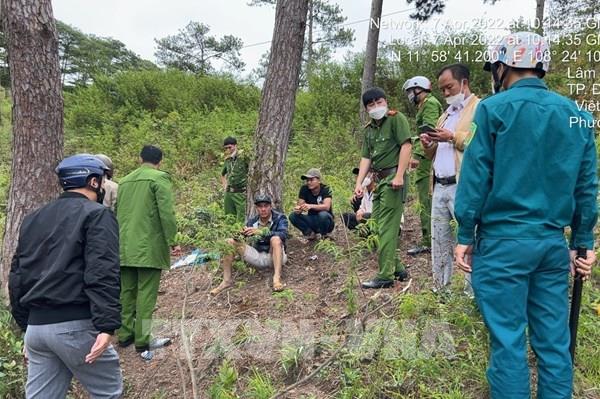 Bắt quả tang 5 đối tượng đang phá rừng lấn chiếm đất ở Đà Lạt, Lâm Đồng