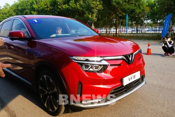 Xe điện VF 8 chạy thử được nhiều người trải nghiệm đánh giá cao