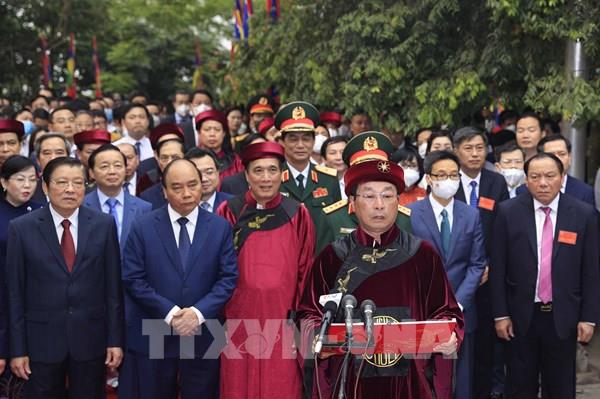 Lễ dâng hương tưởng niệm các Vua Hùng tại Phú Thọ