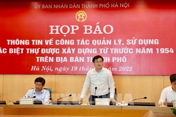 Hà Nội tạm dừng việc bán 600 biệt thự cũ