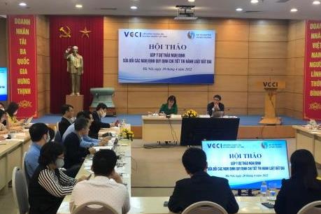 Góp ý dự thảo Nghị định sửa đổi các Nghị định quy định chi tiết thi hành Luật Đất đai