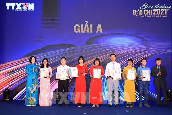 Giải thưởng Báo chí Thông tấn xã Việt Nam 2021: Ghi nhận, tôn vinh những cống hiến của người làm báo thông tấn