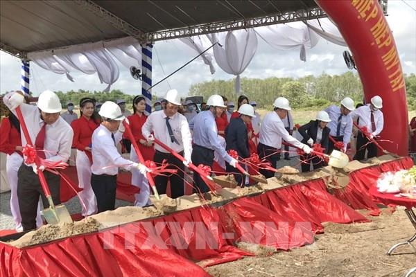 Khởi công dự án Đầu tư xây dựng hạ tầng kỹ thuật cụm công nghiêp Hiệp Mỹ Tây