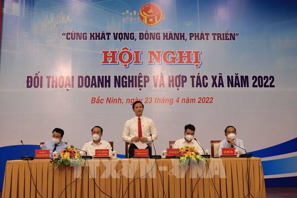 Bắc Ninh đối thoại với doanh nghiệp và hợp tác xã