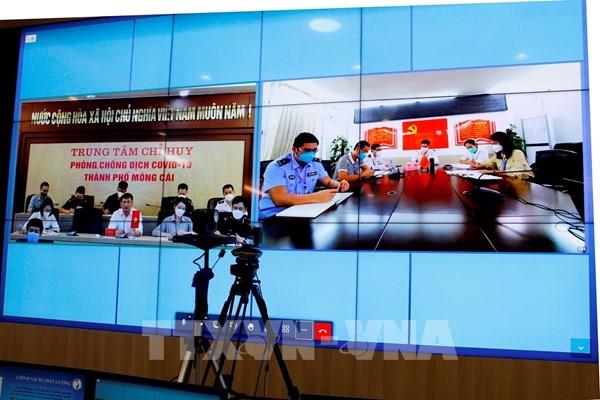 Từ ngày 26/4, khôi phục thông quan hàng hóa trở lại tại cửa khẩu cầu Bắc Luân 2