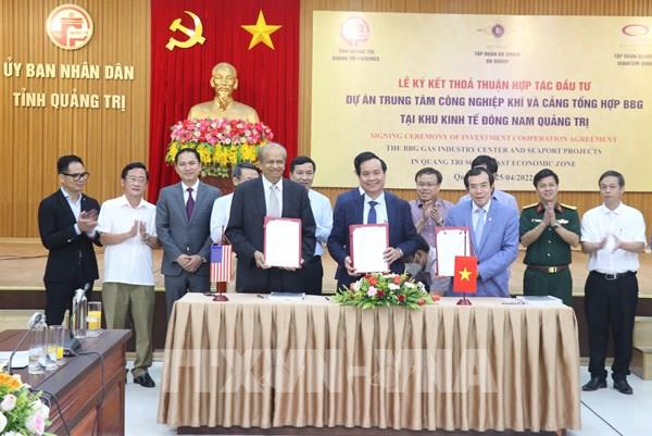 Quảng Trị ký hợp tác đầu tư 2 dự án trị giá 5,5 tỷ USD