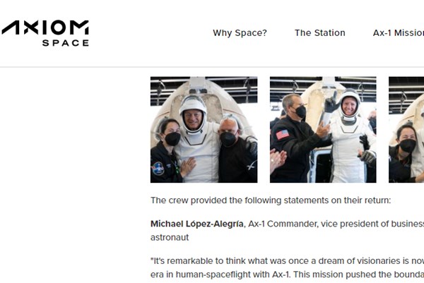 Dấu mốc quan trọng trong du hành vũ trụ thương mại