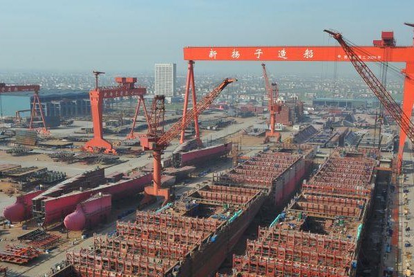 Ngành đóng tàu của Trung Quốc tiếp tục dẫn đầu thị trường thế giới