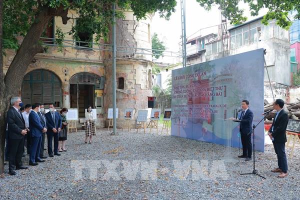 Hà Nội khởi công dự án bảo tồn biệt thự 49 Trần Hưng Đạo - 46 Hàng Bài