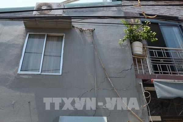 Đà Nẵng đảm bảo an toàn cho hộ dân bị nứt nhà do thi công cống thoát nước