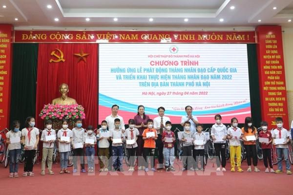 Hà Nội phấn đấu hỗ trợ trên 8.000 lượt người trong Tháng Nhân đạo năm 2022