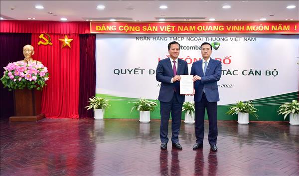 Vietcombank bổ nhiệm Phó Tổng Giám đốc mới