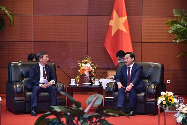 Phó Thủ tướng Lê Minh Khái: Tạo điều kiện để Ngân hàng Hana đầu tư lâu dài tại Việt Nam