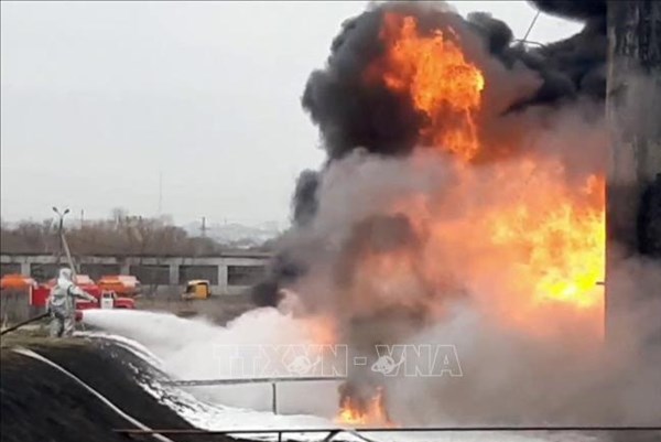 Nổ liên tiếp ở các thành phố của Nga giáp với Ukraine