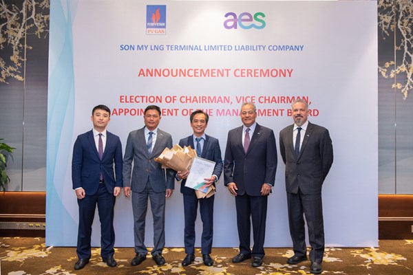 PV GAS và Tập đoàn AES công bố nhân sự Công ty TNHH Kho cảng LNG Sơn Mỹ