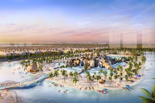 Sắp khai trương tổ hợp biển hồ tạo sóng tại Vinhomes Ocean Park 2 – The Empire