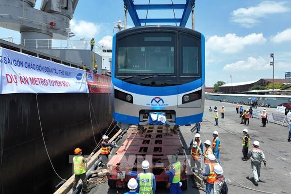 Toàn bộ 17 đoàn tàu tuyến metro Bến Thành – Suối Tiên được nhập về Việt Nam