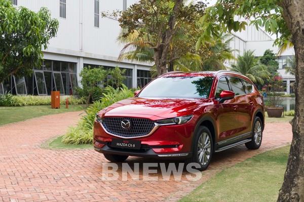 THACO AUTO giới thiệu New Mazda CX-8 với 4 phiên bản, có phiên bản 6 chỗ ngồi