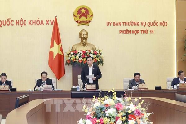 Khai mạc Phiên họp thứ 11 của Ủy ban Thường vụ Quốc hội