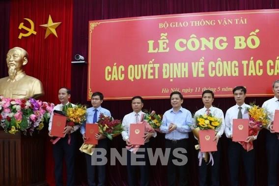 Trao quyết định bổ nhiệm  lãnh đạo nhiều đơn vị của Bộ Giao thông Vận tải