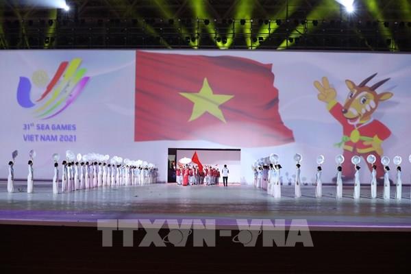 Những hình ảnh đặc sắc, hoành tráng của Lễ khai mạc SEA games 31