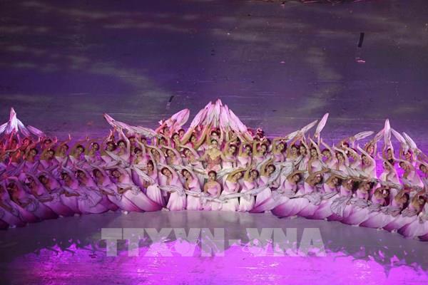 Những hình ảnh đặc sắc, hoành tráng của Lễ khai mạc Sea games 31