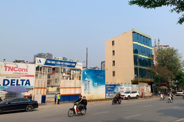 Hà Nội buộc khắc phục hậu quả tại công trình vi phạm trật tự xây dựng 84 đường Láng