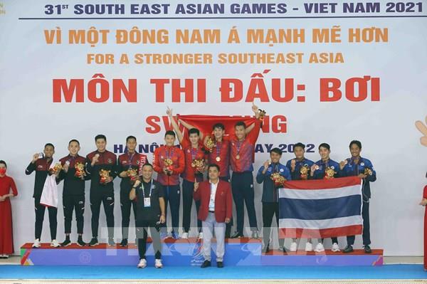 Bảng tổng sắp huy chương SEA Games 31 mới nhất