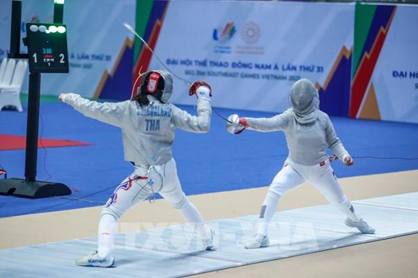 SEA Games 31: Bùi Thị Thu Hà mang về HCV thứ 3 cho Đấu kiếm Việt Nam